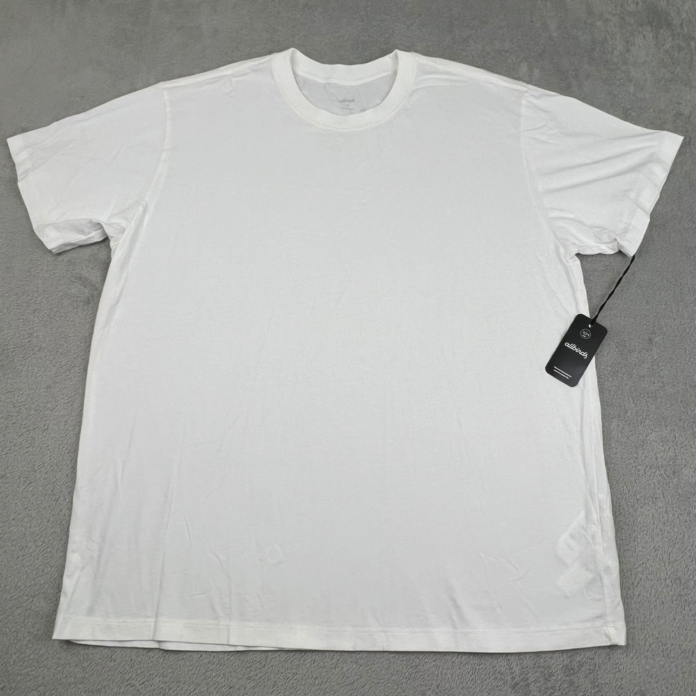 NEW Allbirds XXL Men's 100%‎ Organic Cotton Classic White Short Sleeve Tee